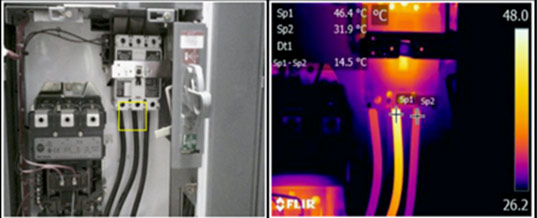 Real vs. Infrared Thermal Imaging